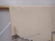 Photo5: 6012T13z590 Vintage Japanese Kimono Silk HAORI Scenery Off-white (5)