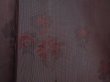 Photo4: 6015T02z190 Vintage Japanese Kimono Silk See through HAORI Flowers Black (4)