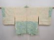 Photo6: 6015T05z560 Vintage Japanese Kimono Silk HAORI  Mint green (6)