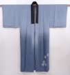Photo7: 6015T14z410  Japanese Kimono Silk Men's JUBAN Dragon Blue-Gray (7)