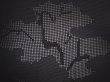 Photo4: 6016T02z280 Vintage Japanese Kimono Silk See through HAORI Tree Black (4)