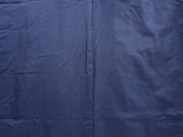 Photo3: 6016T10z730 Vintage Japanese Kimono Silk Men's   Navy (3)