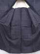 Photo7: 6016T11z540 Vintage Japanese Kimono Silk Men's   Dark gray (7)