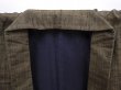 Photo5: 6016T12z780 Vintage Japanese Kimono Silk Men's   Dark olive (5)