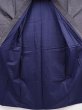 Photo7: 6016T13z800 Vintage Japanese Kimono Silk Men's   Gray (7)
