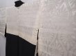 Photo8: 6016T14z620 Vintage Japanese Kimono Silk HAORI Flowers Black (8)