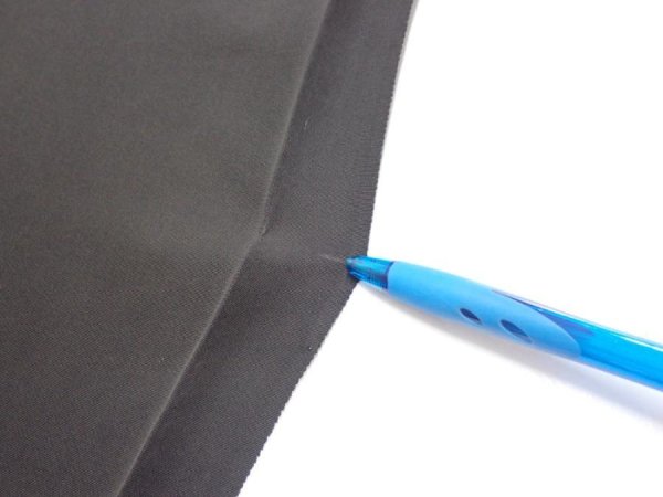 Photo6: 3D01z60  Japanese Kimono Silk  FABRIC Chrysanthemum Black 39.4x14.2 (6)