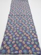 Photo5: 4A02z50  Japanese Kimono Silk  FABRIC Umbrella Purplish gray 39.4x13.6 (5)