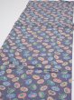 Photo3: 4A04z70  Japanese Kimono Silk  FABRIC Umbrella Purplish gray 62.2x13.6 (3)