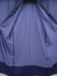 Photo7: 6019T01z650 Vintage Japanese Kimono Silk JUBAN  Blue-Gray (7)