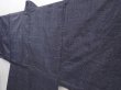 Photo4: 6019T08z540 Vintage Japanese Kimono Silk Men's HAORI 七福神 Dark gray (4)