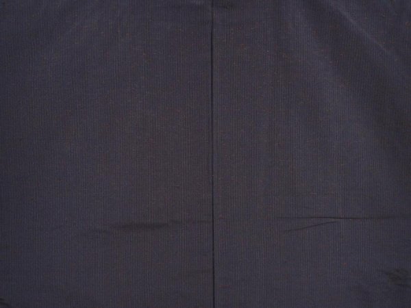Photo3: 6019T13z800 Vintage Japanese Kimono Silk Men's   Dark brown (3)