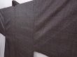 Photo5: 6023T02z500 Vintage Japanese Kimono Silk Men's HAORI Wave Brown-Gray (5)