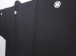 Photo5: 6023T04z490 Vintage Japanese Kimono Silk Men's HAORI Scenery Black (5)