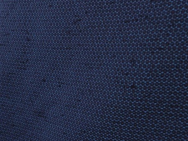 Photo4: 6023T05z820 Vintage Japanese Kimono Silk Men's HAORI Noh mask Dark blue (4)