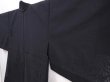 Photo2: 6023T09z280 Vintage Japanese Kimono Silk See through HAORI  Black (2)