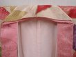 Photo7: 6023T14z1000 Vintage Japanese Kimono Silk KOMON Butterfly Peach-Beige (7)