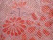 Photo4: 6024T03z450 Vintage Japanese Kimono Silk SHIBORI HAORI Chrysanthemum Pink (4)