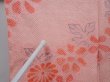 Photo6: 6024T03z450 Vintage Japanese Kimono Silk SHIBORI HAORI Chrysanthemum Pink (6)
