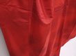 Photo3: 6024T06z740 Vintage Japanese Kimono Silk TSUMUGI  Dark red (3)