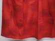 Photo4: 6024T06z740 Vintage Japanese Kimono Silk TSUMUGI  Dark red (4)