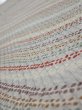 Photo4: 4C04z90  Japanese Kimono Silk  FABRIC Wisteria Light gray 65.0x14.6 (4)