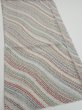 Photo3: 4C06z60  Japanese Kimono Silk  FABRIC Wisteria Light gray 44.5x14.6 (3)