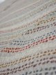 Photo4: 4C06z60  Japanese Kimono Silk  FABRIC Wisteria Light gray 44.5x14.6 (4)