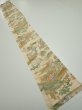 Photo4: 4C07z50  Japanese Kimono Silk  FABRIC Princess Light beige 59.1x7.5 (4)
