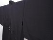 Photo2: 6105T04z300 Vintage Japanese Kimono Silk See through HAORI Stream Black (2)