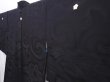 Photo1: 6105T09z500 Vintage Japanese Kimono Silk HAORI Flower Black (1)