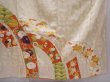Photo7: 6105T10z1040 Vintage Japanese Kimono Silk FURISODE Flowers Off-white (7)