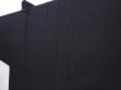 Photo6: 6106T01z530 Vintage Japanese Kimono Silk Men's HAORI  Black (6)
