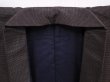 Photo3: 6106T06z690 Vintage Japanese Kimono Silk Men's OSHIMA  Brown-Gray (3)