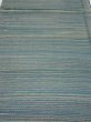 Photo1: 3P02z50  Japanese Kimono Silk  FABRIC  Blue-Gray 37.0x14.6 (1)