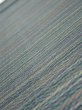 Photo4: 3P05z80  Japanese Kimono Silk  FABRIC  Blue-Gray 65.4x14.4 (4)