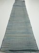 Photo5: 3P05z80  Japanese Kimono Silk  FABRIC  Blue-Gray 65.4x14.4 (5)