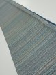 Photo1: 3P07z40  Japanese Kimono Silk  FABRIC  Blue-Gray 56.3x7.3 (1)