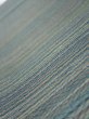 Photo4: 3P08z40  Japanese Kimono Silk  FABRIC  Blue-Gray 56.3x7.3 (4)