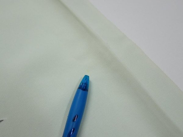 Photo8: 3P01z60  Japanese Kimono Silk  FABRIC Rose Mint white 41.7x14.4 (8)