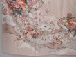 Photo6: 6109T12z1140 Vintage Japanese Kimono Silk FURISODE Flowers Ash pink (6)