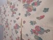 Photo2: 6109T06z500 Vintage Japanese Kimono Silk HAORI Flowers Off-white (2)
