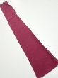 Photo2: 3i08z40  Japanese Kimono Silk  FABRIC Cloud Wine red 57.1x7.5 (2)