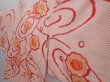 Photo2: 6113T03z490 Vintage Japanese Kimono Silk SHIBORI HAORI Flower Light pink (2)