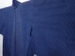 Photo2: 6113T06z410 Vintage Japanese Kimono Silk See through HAORI  Dark blue (2)