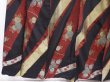 Photo4: 6113T07z890 Antique Japanese Kimono Silk KOMON Bamboo Black (4)