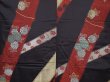 Photo5: 6113T07z890 Antique Japanese Kimono Silk KOMON Bamboo Black (5)
