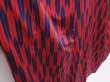 Photo3: 6113T08z910 Vintage Japanese Kimono Silk KOMON Yagasuri Dark red (3)
