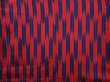 Photo5: 6113T08z910 Vintage Japanese Kimono Silk KOMON Yagasuri Dark red (5)