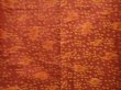 Photo5: 6113T09z640 Vintage Japanese Kimono Silk MEISEN KOMON  Orange-Brown (5)